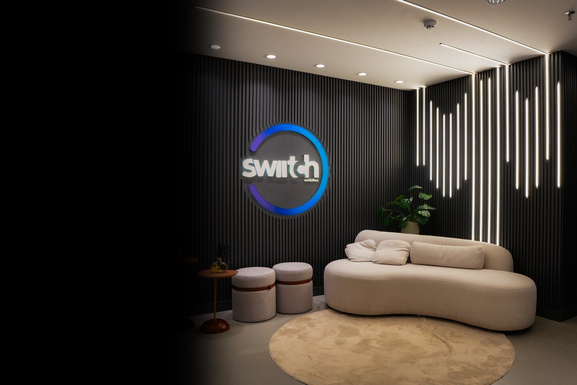 Estúdio audiovisual da Swiitch Estúdios